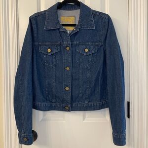 Michael Kors Blue Denim Jean Jacket Size Large